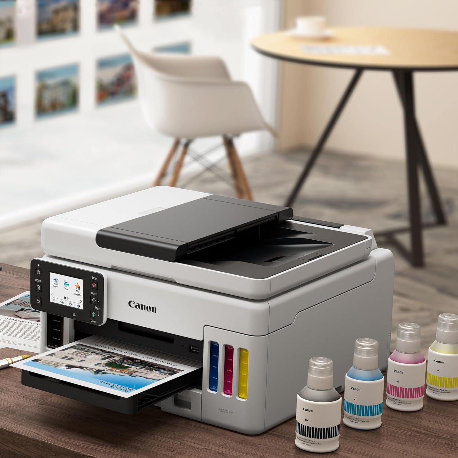Canon MAXIFY GX6040 Multifunction Printer – Print, Copy, Scan, Wi-Fi, Ethernet, MegaTank Canon MAXIFY GX6040 Multifunction Printer – Print, Copy, Scan, Wi-Fi, Ethernet, MegaTank